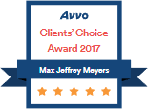 Logo Recognizing Max Meyers Law PLLC's affiliation with AVVO